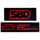 SBD Strength Belief Determination Banner Home Gym