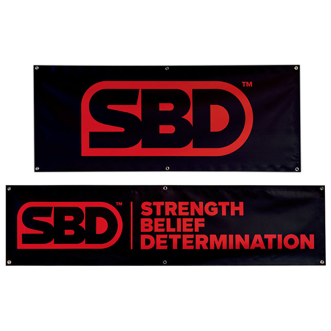 SBD Strength Belief Determination Banner Home Gym