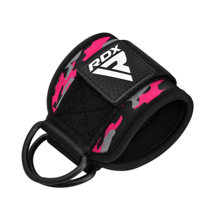 RDX A4 Fussmanschetten für Kabelzug Gym Camouflage Pink Einzel