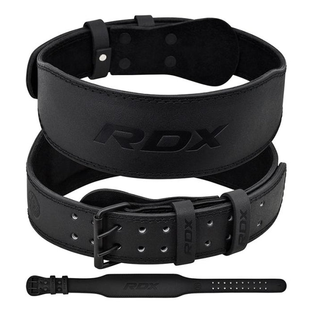 RDX Gewichthebergürtel Leder 4 Inch Black