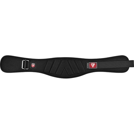 RDX RX4 Weightlifting Belt Schwarz mit Klettverschluss