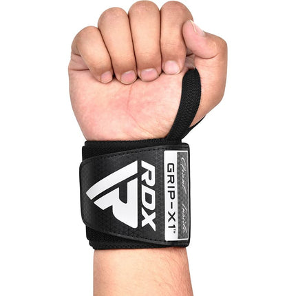 RDX WR11 Gym Wrist Wraps Black Grey Handgelenksbandagen Fitness an Hand