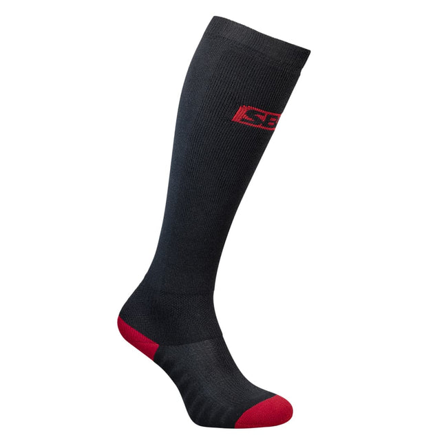 SBD Deadlift Socks Kreuzhebesocken Schwarz Rot Schienbein Schutz