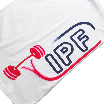 SBD IPF T-Shirt weiss International Powerlfiting Federation Logo