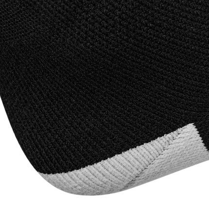 SBD Kreuzhebesocken Limitierte Momentum Edition Schwarz Weiss lange Socken Deadlift Fersen