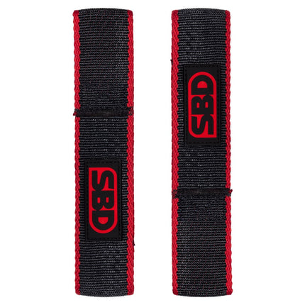 SBD Lifting Straps Zughilfen Schwarz Rot Fitness Details