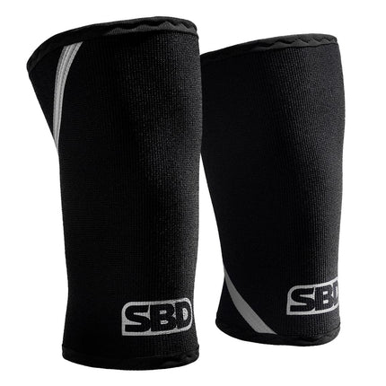 SBD Powerlifting Knee Sleeves Momentum Edition Schwarz weiss