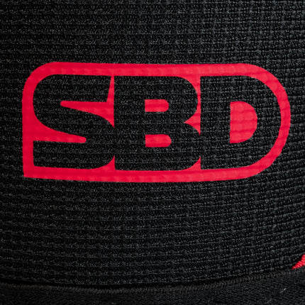 SBD Powerlifting Kniestulpen 7mm Logo Details