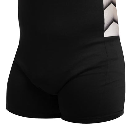 SBD Powerlifting Singlet Men Limitierte Momentum Edituon Schwarz Weiss Details Beine