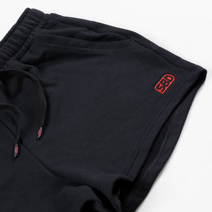 SBD Shorts kurze Hosen schwarz Frauen Details