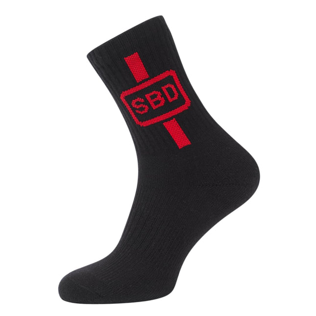 SBD Sportsocken Classic Schwarz Rot