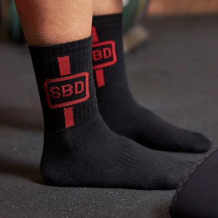 SBD Sportsocken Classic Schwarz Rot