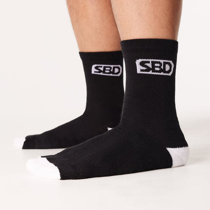 SBD Sportsocken Schwarz Weiss Limitierte Momentum Edition