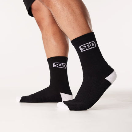 SBD Sportsocken Schwarz Weiss Limitierte Momentum Edition