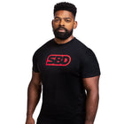 SBD T-Shirt Schwarz Rot Men