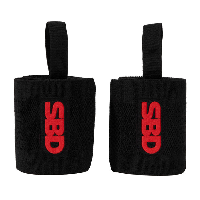 SBD Wrist Wraps Flexibel Schwarz Gym Fitness IPF approved