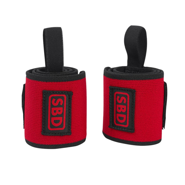 SBD Wrist Wraps Handgelenksbandagen Flexibel Gym Powerlifting IPF approved aufgerollt