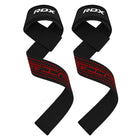 RDX S4 Lifting Wrist Straps Black Plus Zughilfen Gym Fitness