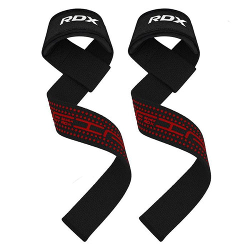 RDX S4 Lifting Wrist Straps Black Plus